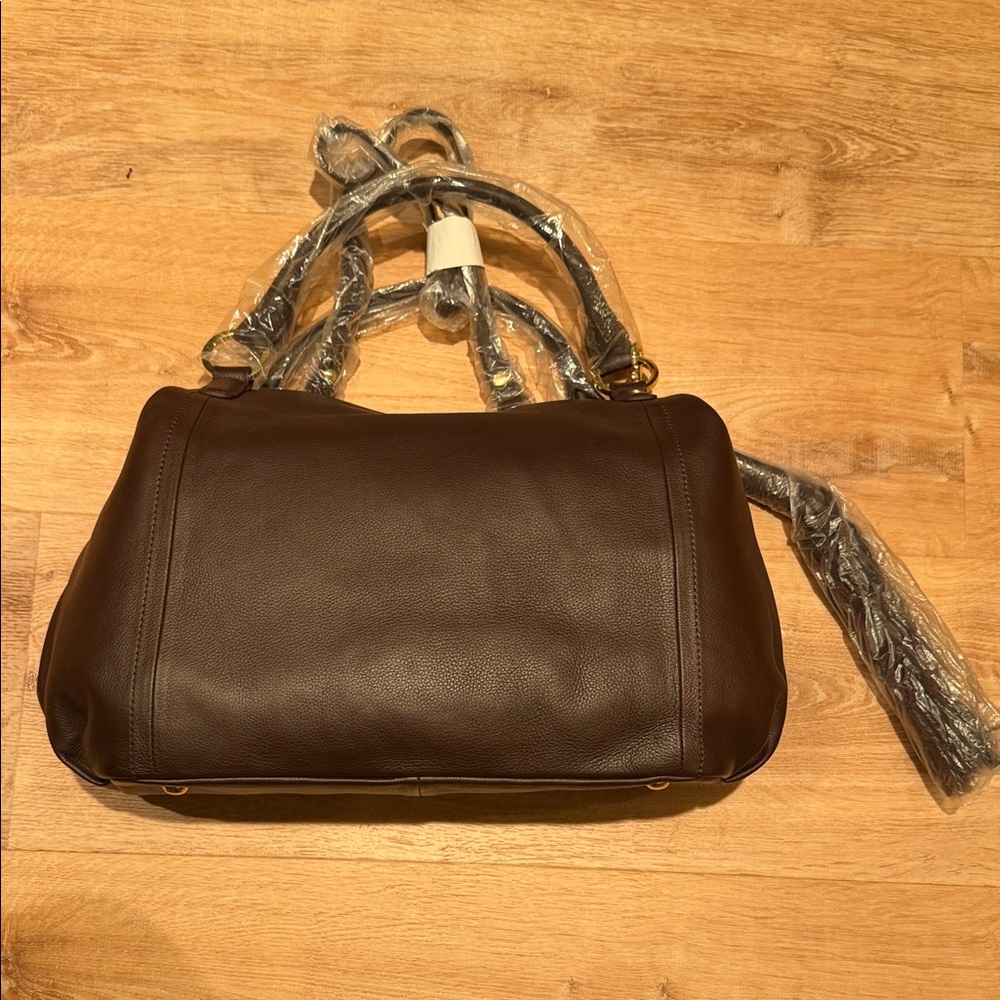 G.I.L.I Classic Brown Leather Women’s Satchel
